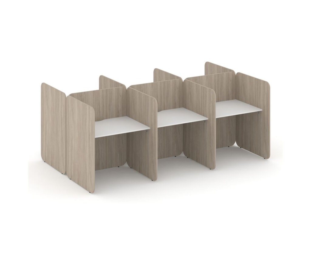 Комплект №6 Рива Колл-центр 2412*1800*1200 Рива Колл-центр Белый Бриллиант/Дуб Аттик