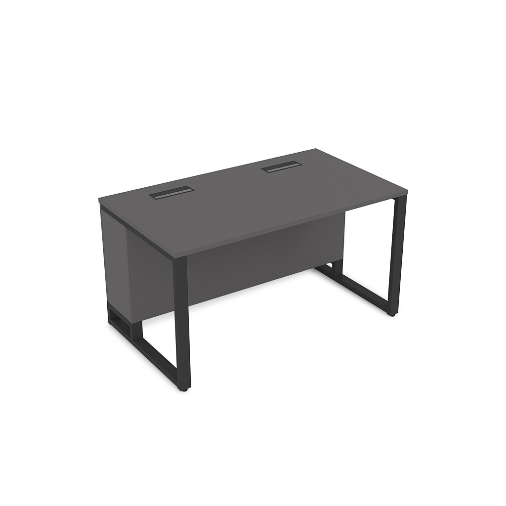 Стол прямой, отдельностоящий Alsav Summit 1400*900*750 Alsav Summit Графит/Металл Черный
