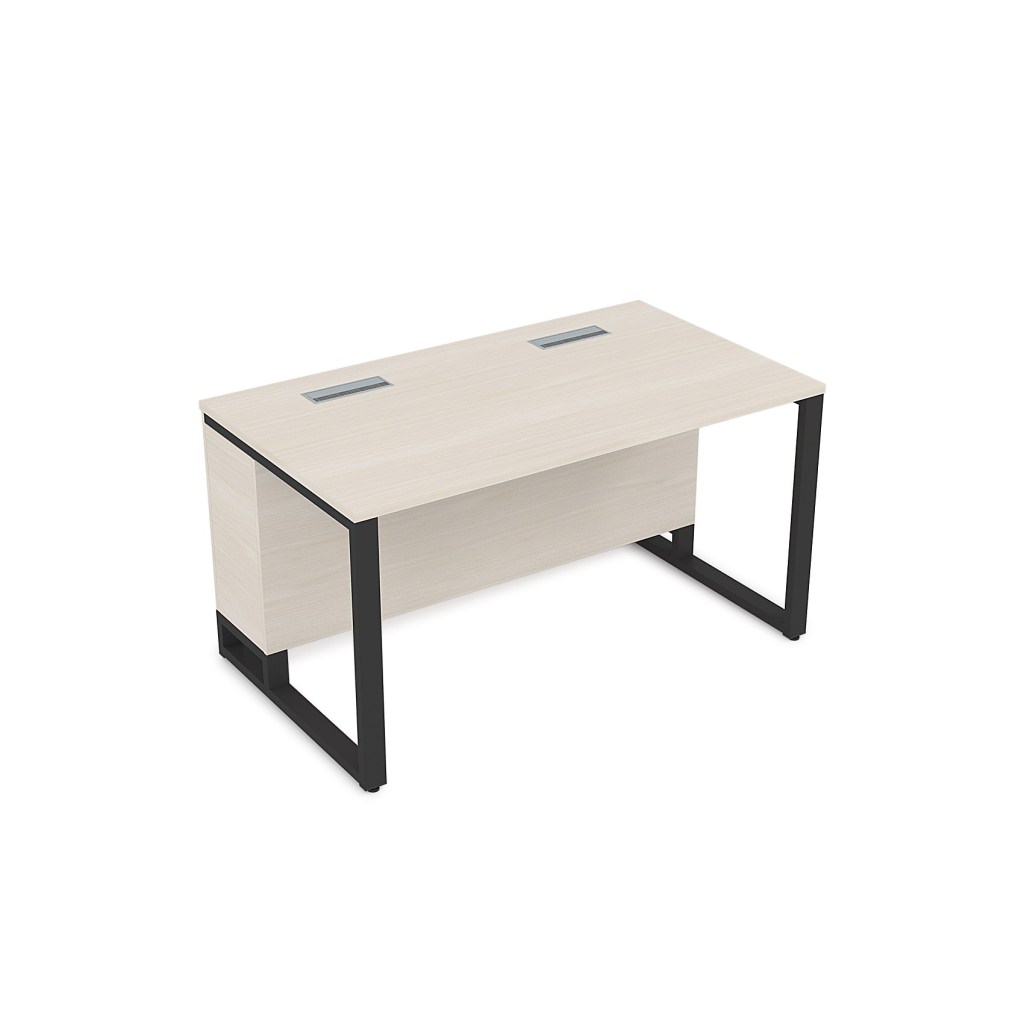 Стол прямой, отдельностоящий Alsav Summit 1400*900*750 Alsav Summit Ivory/Металл Черный