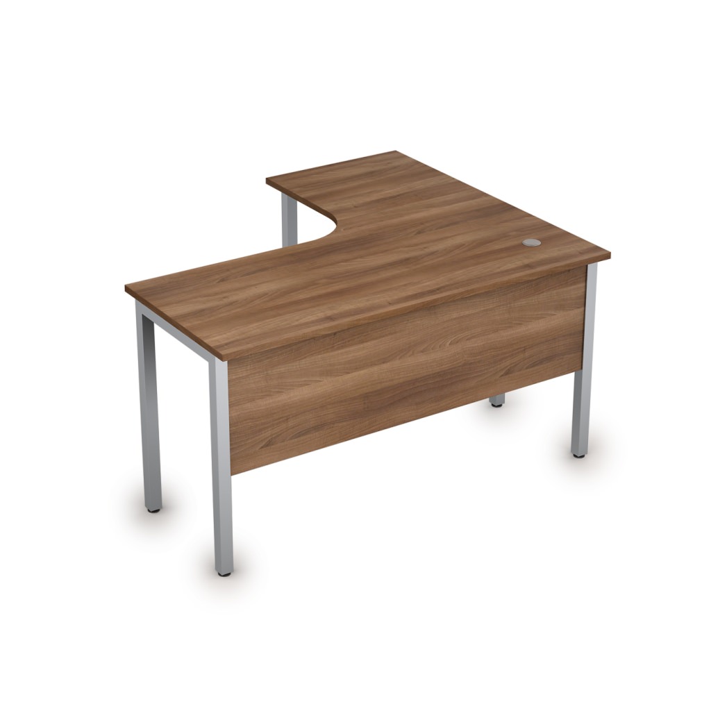 Стол криволинейный, левый Стиль 1400*1200*750 Стиль Шамони темный