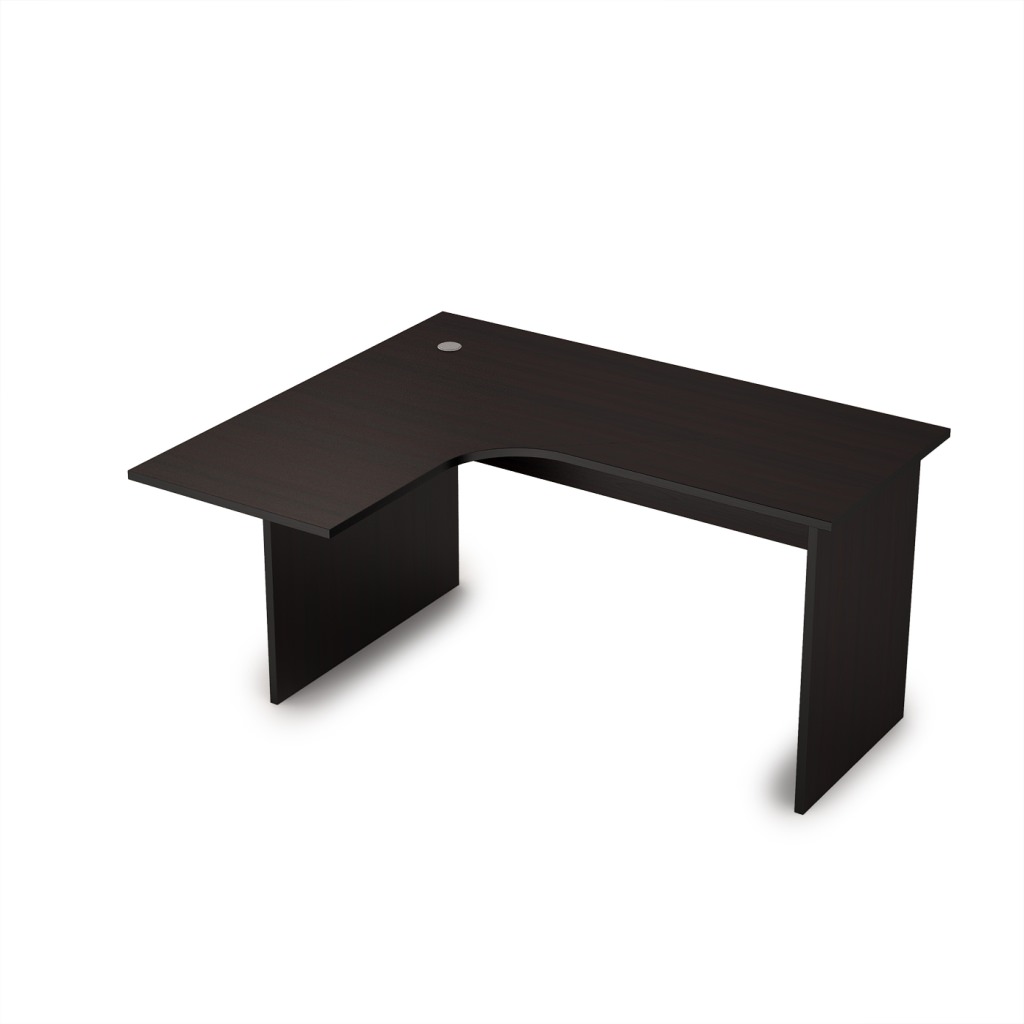 Стол криволинейный, левый Стиль 1400*1200*750 Стиль Венге