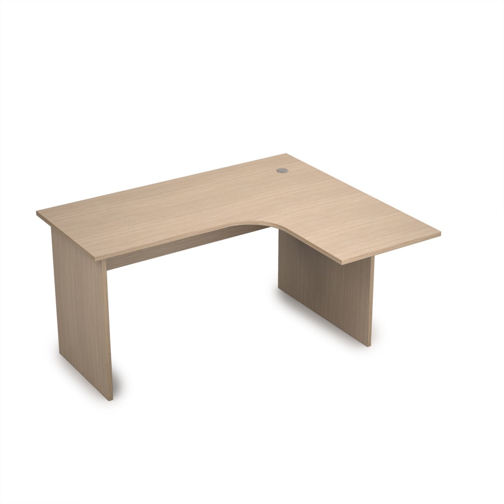 Стол криволинейный, правый Стиль 1400*1200*750 Стиль Дуб