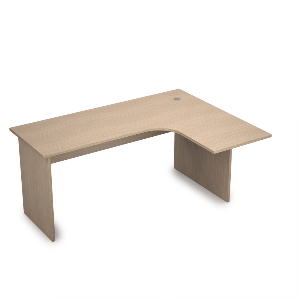 Стол криволинейный, правый Стиль 1600*1200*750 Стиль Дуб