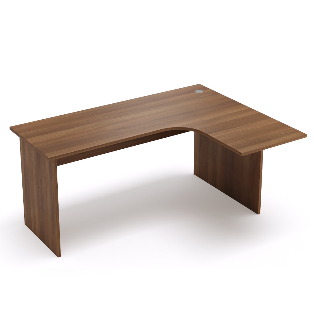 Стол криволинейный, правый Стиль 1600*1200*750 Стиль Шамони темный