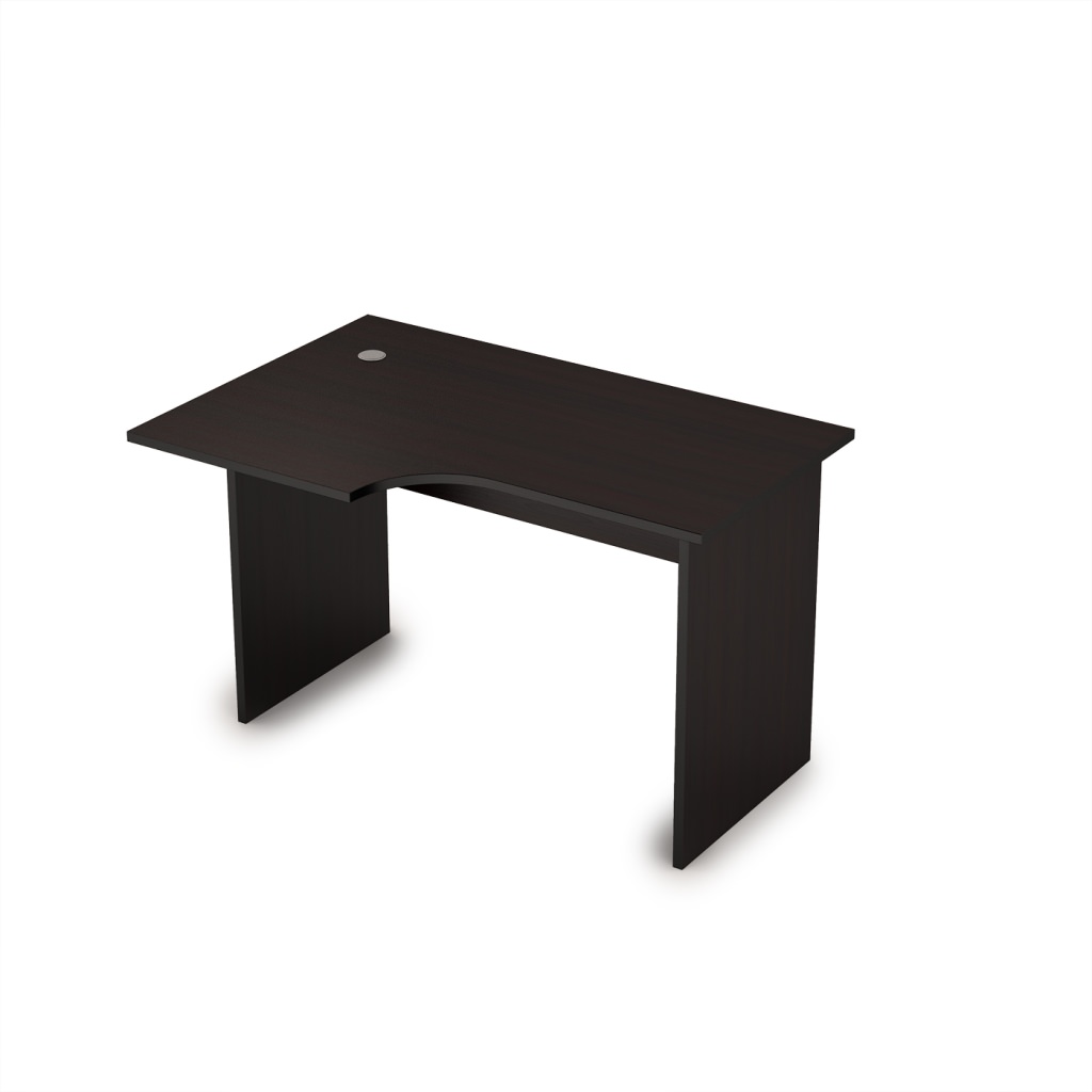 Стол криволинейный, левый Стиль 1200*800*750 Стиль Венге