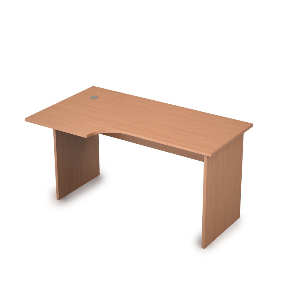 Стол криволинейный, левый Стиль 1400*800*750 Стиль Бук