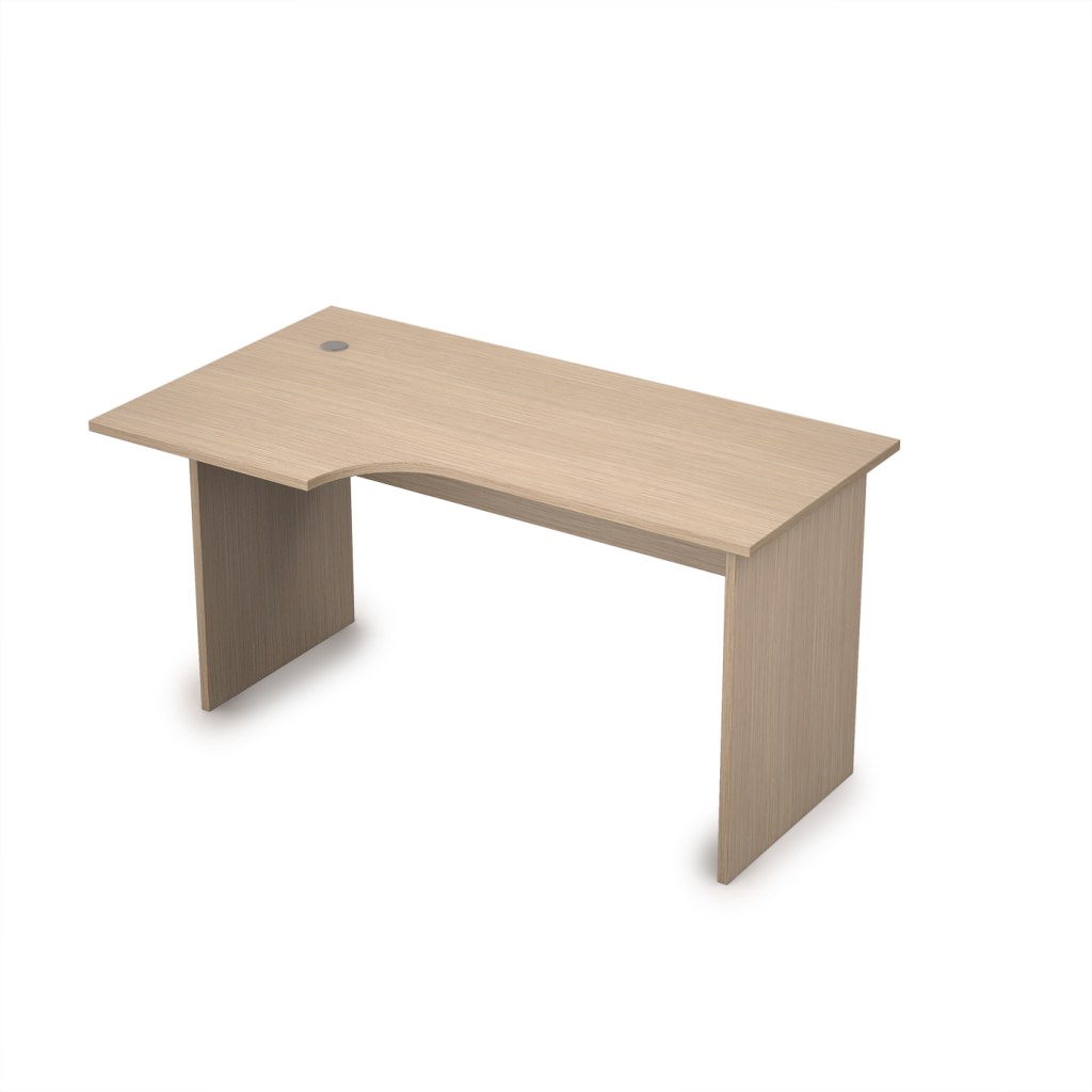 Стол криволинейный, левый Стиль 1400*800*750 Стиль Дуб