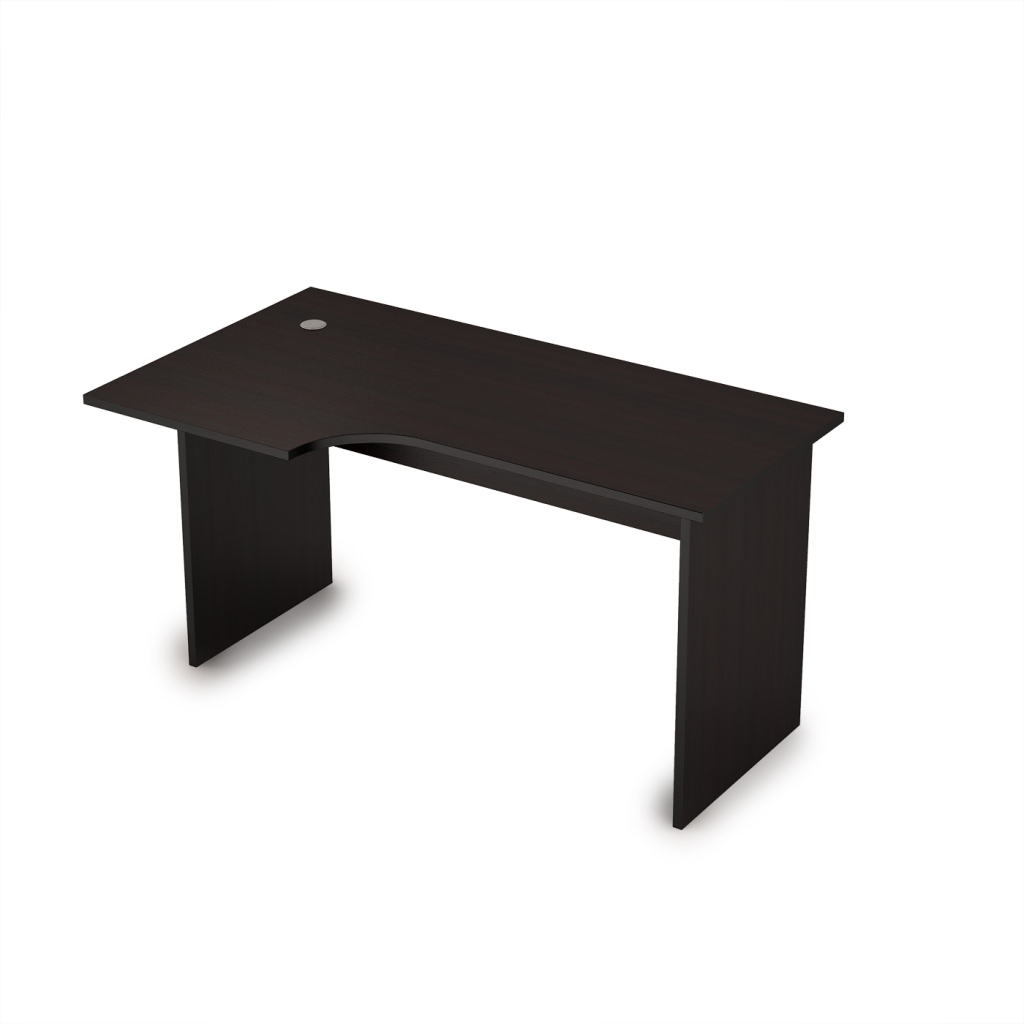 Стол криволинейный, левый Стиль 1400*800*750 Стиль Венге