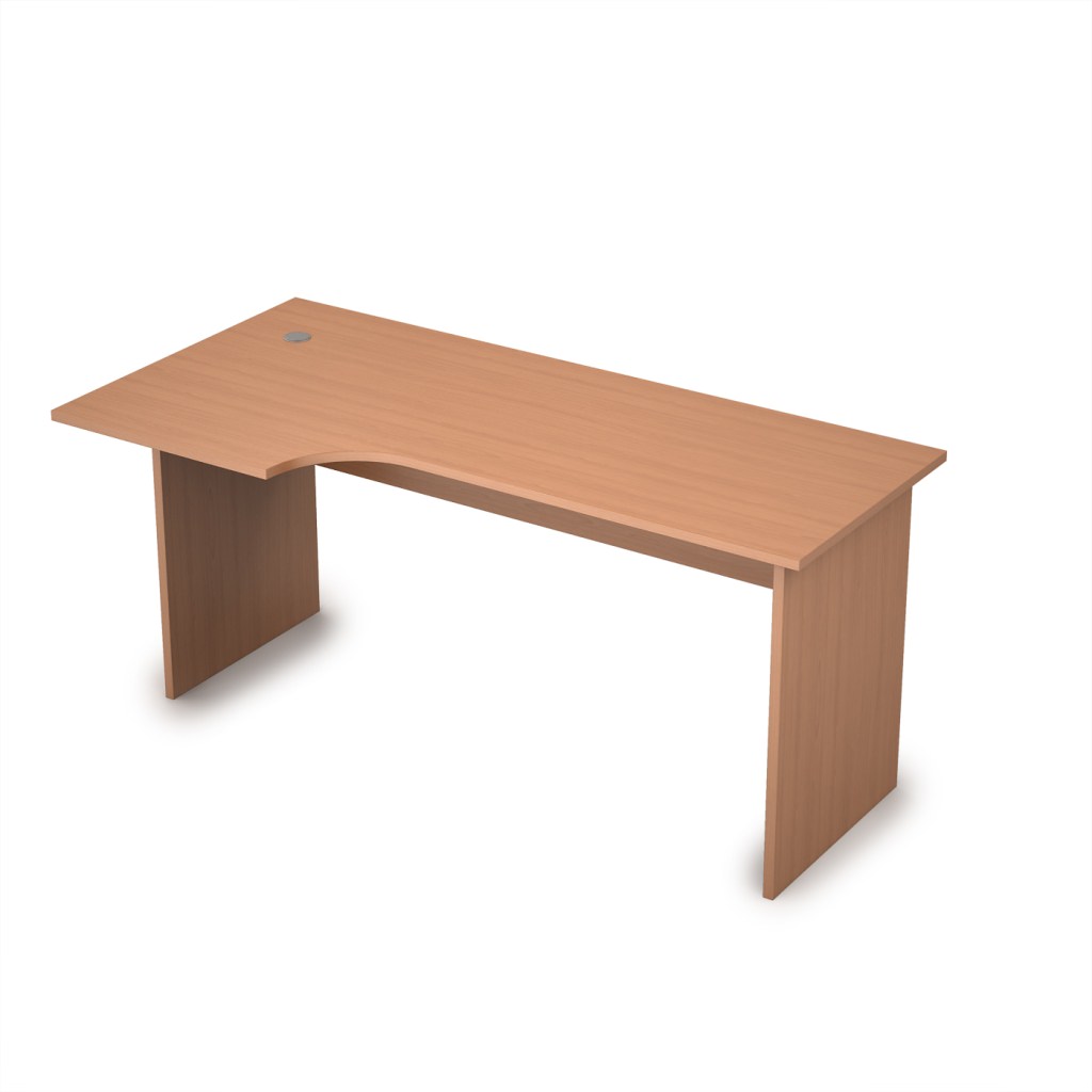 Стол криволинейный, левый Стиль 1600*800*750 Стиль Бук