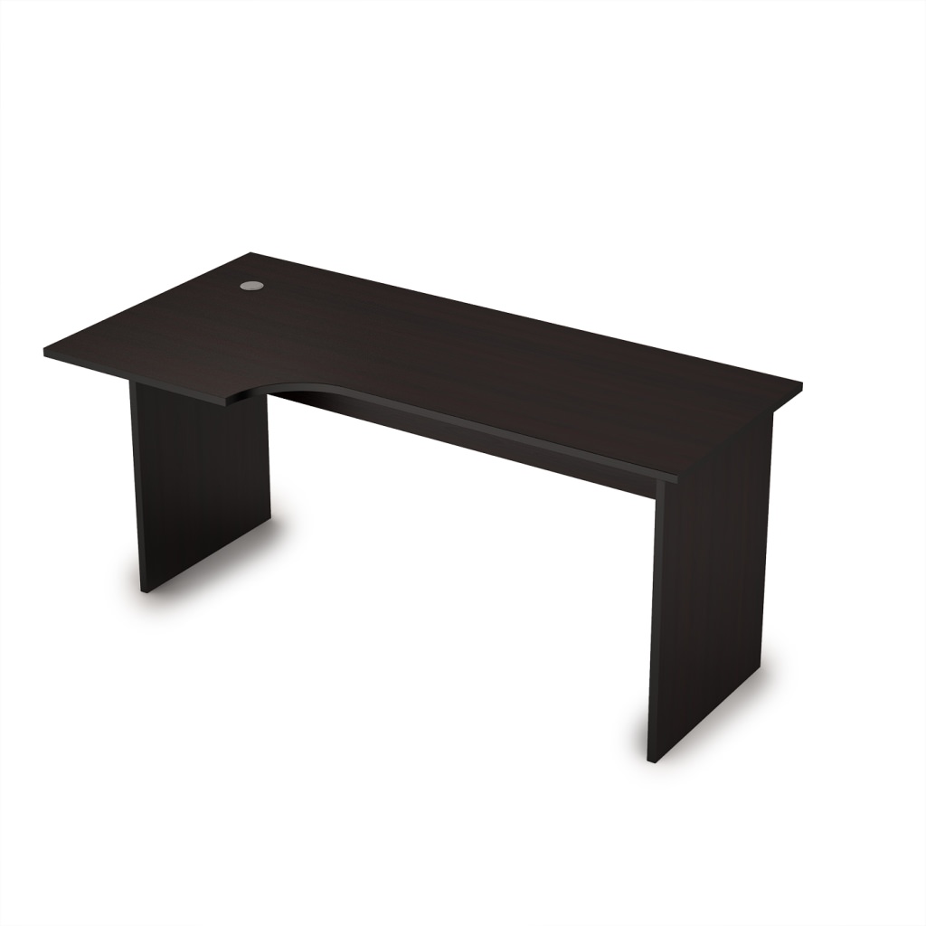 Стол криволинейный, левый Стиль 1600*800*750 Стиль Венге