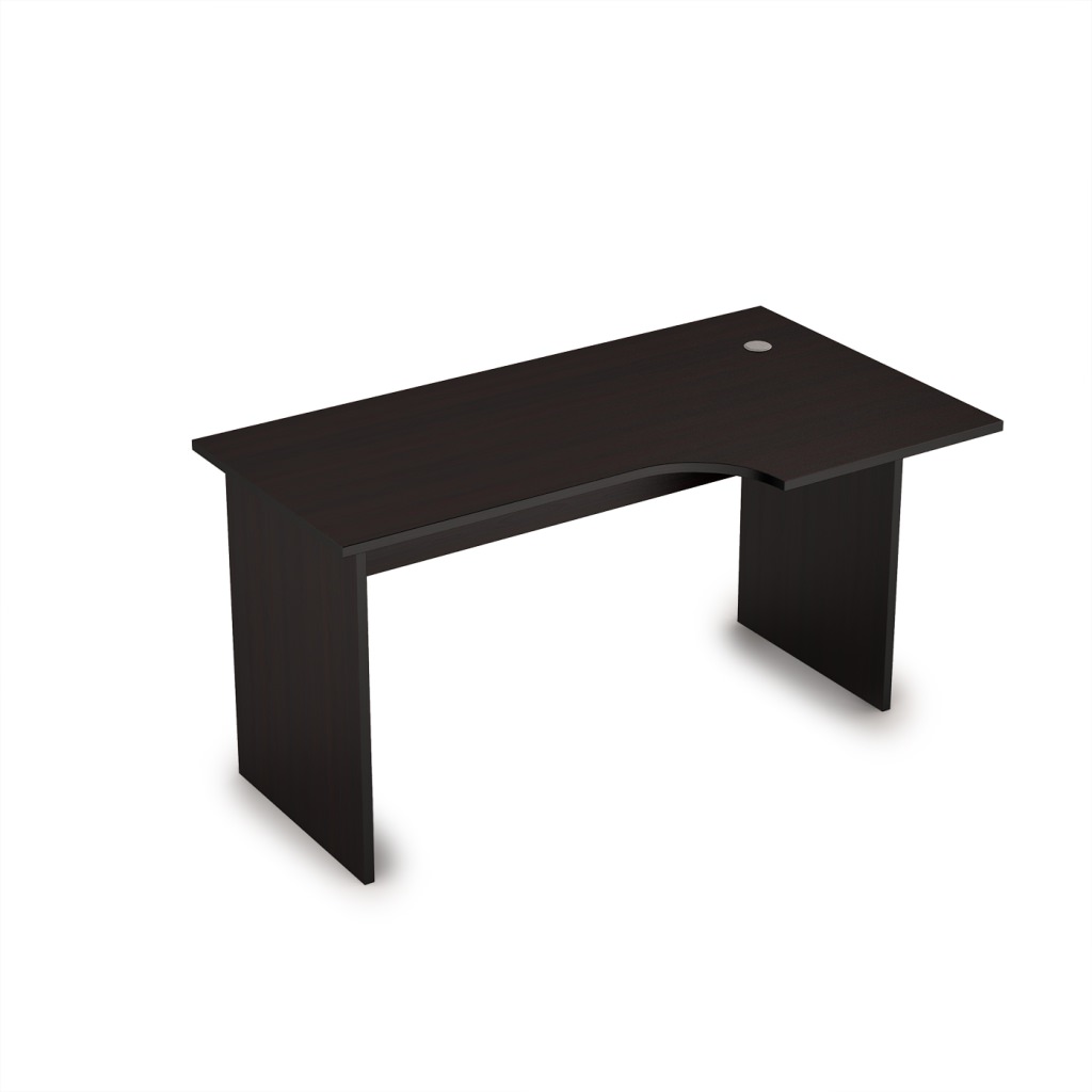 Стол криволинейный, правый Стиль 1400*800*750 Стиль Венге