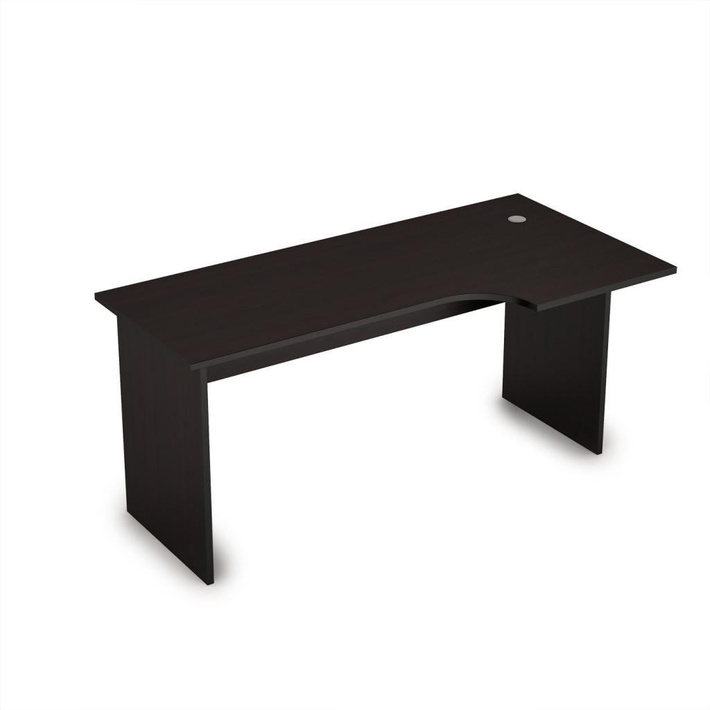 Стол криволинейный, правый Стиль 1600*800*750 Стиль Венге