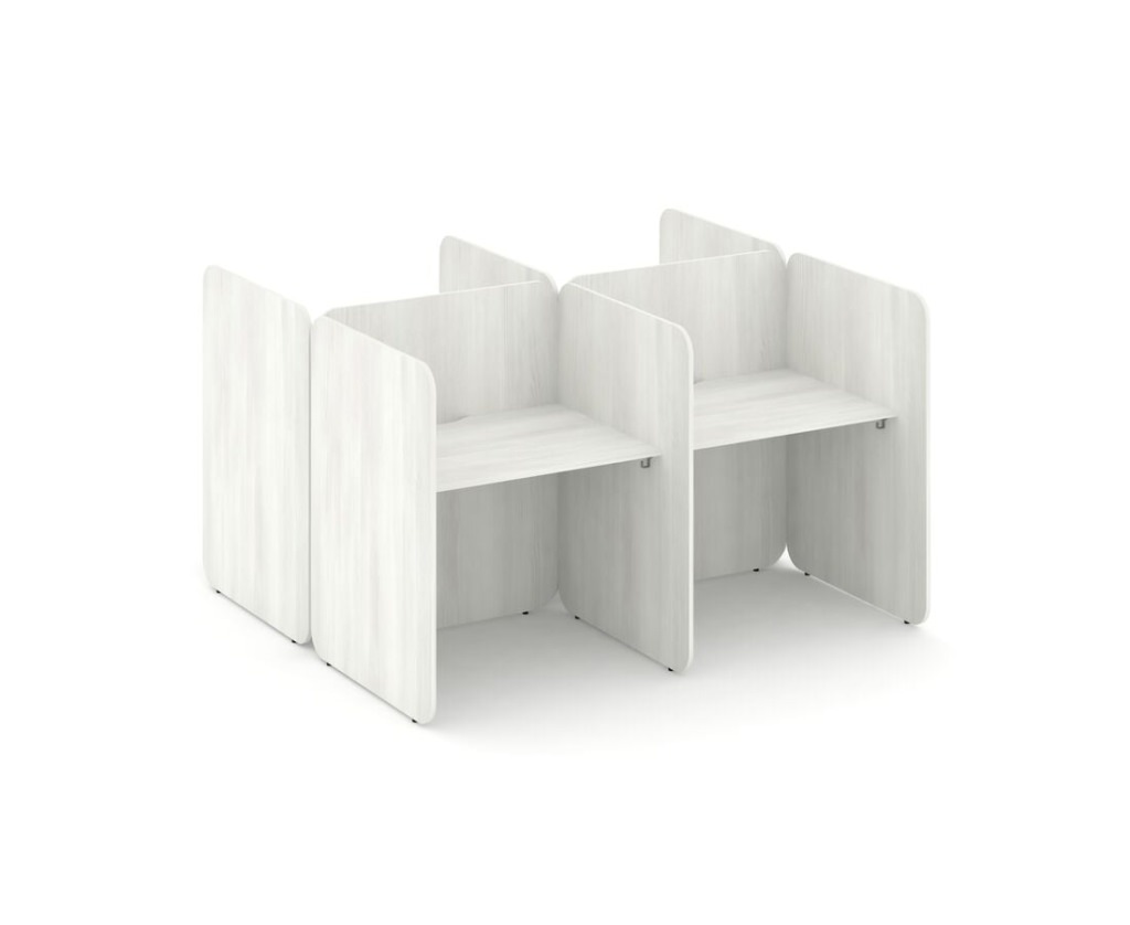 Комплект №5 Рива Колл-центр 1614*1800*1200 Рива Колл-центр Белый Бриллиант/Снежная Патина