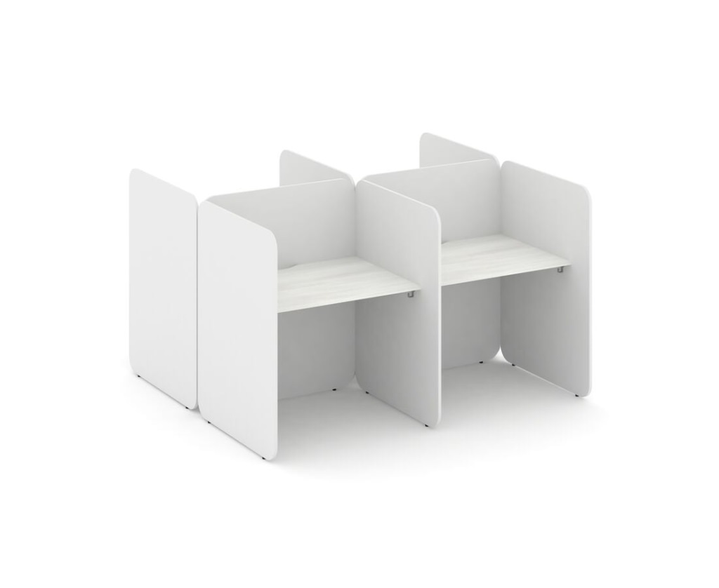 Комплект №5 Рива Колл-центр 1614*1800*1200 Рива Колл-центр Белый Бриллиант