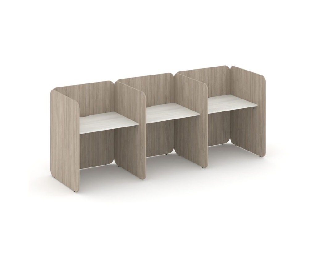 Комплект №3 Рива Колл-центр 2412*909*1200 Рива Колл-центр Белый Бриллиант/Дуб Аттик