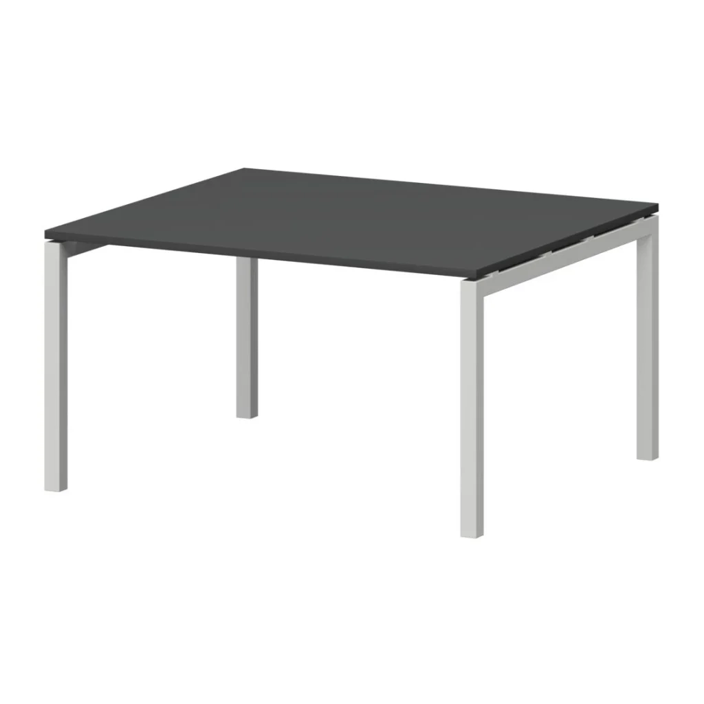 Стол переговорный Смарт 1400*1236*750 Смарт Графит/Белый