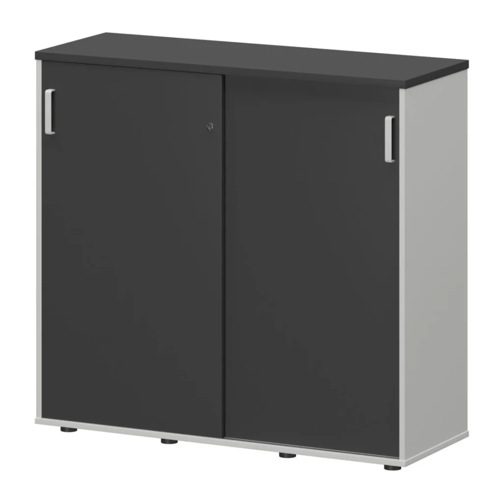 Тумба-купе Смарт 1236*444*1150 Смарт Графит/Белый