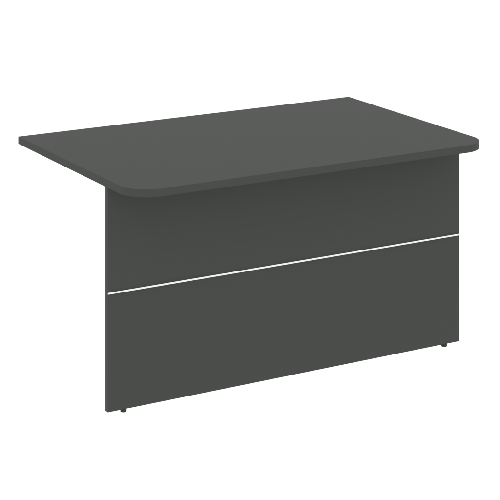 Модуль прямой низкий Riva Onix Ресепшен 1380*900*750 Riva Onix Ресепшен Антрацит