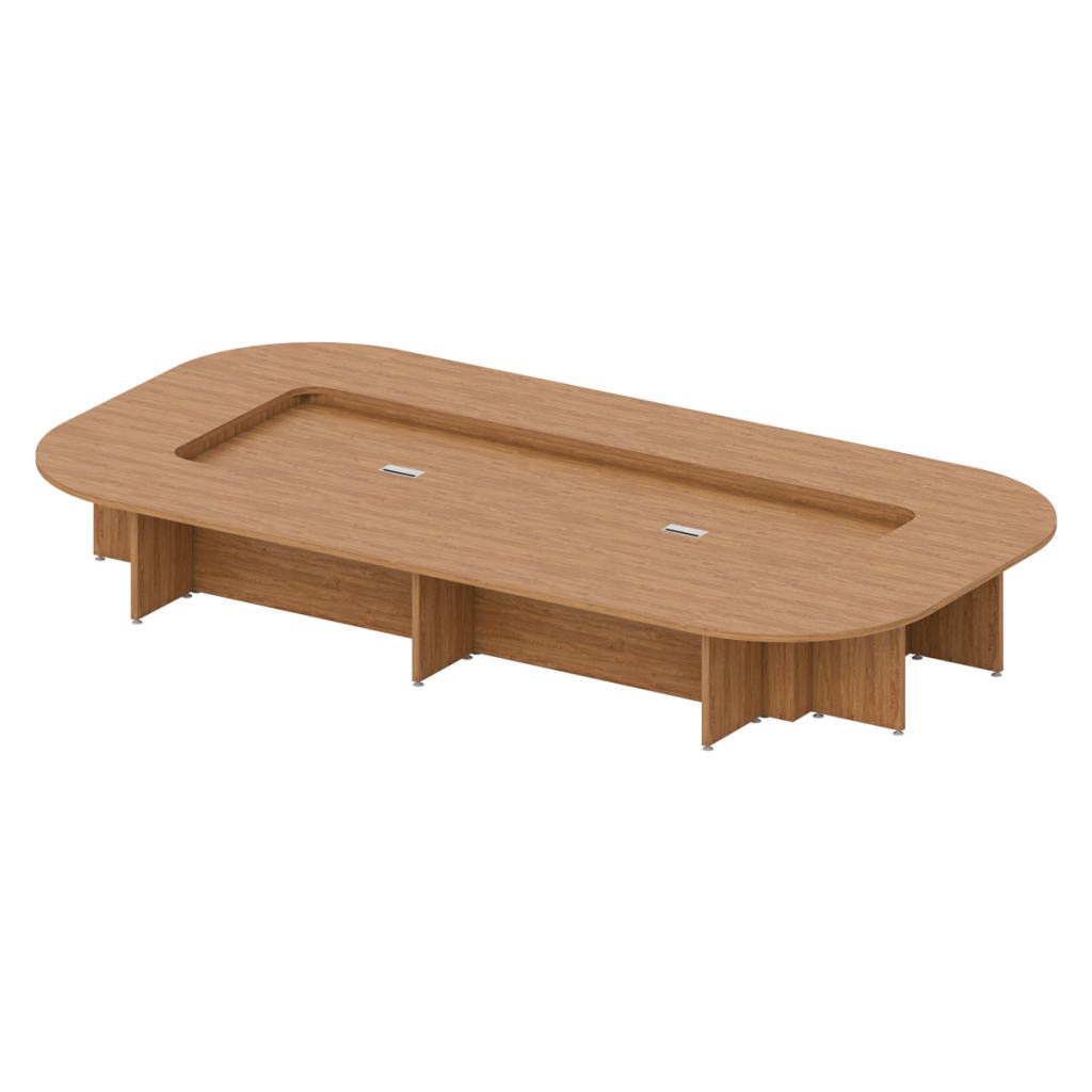 Конференц стол Conventus 5800*3000*762 Conventus Дуб Верцаска Карамель