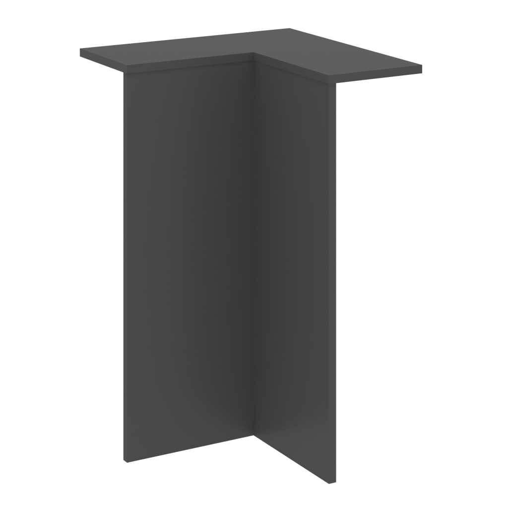 Колонна угловая внутренняя левая для O.R-F.MU.VNU(L) Рива Оникс Ресепшен 759*759*1175 Рива Оникс Ресепшен Антрацит