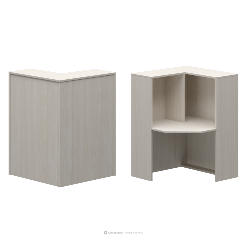 Стойка ресепшн Протех Ресепшен 900*900*1220 Протех Ресепшен Ясень шимо