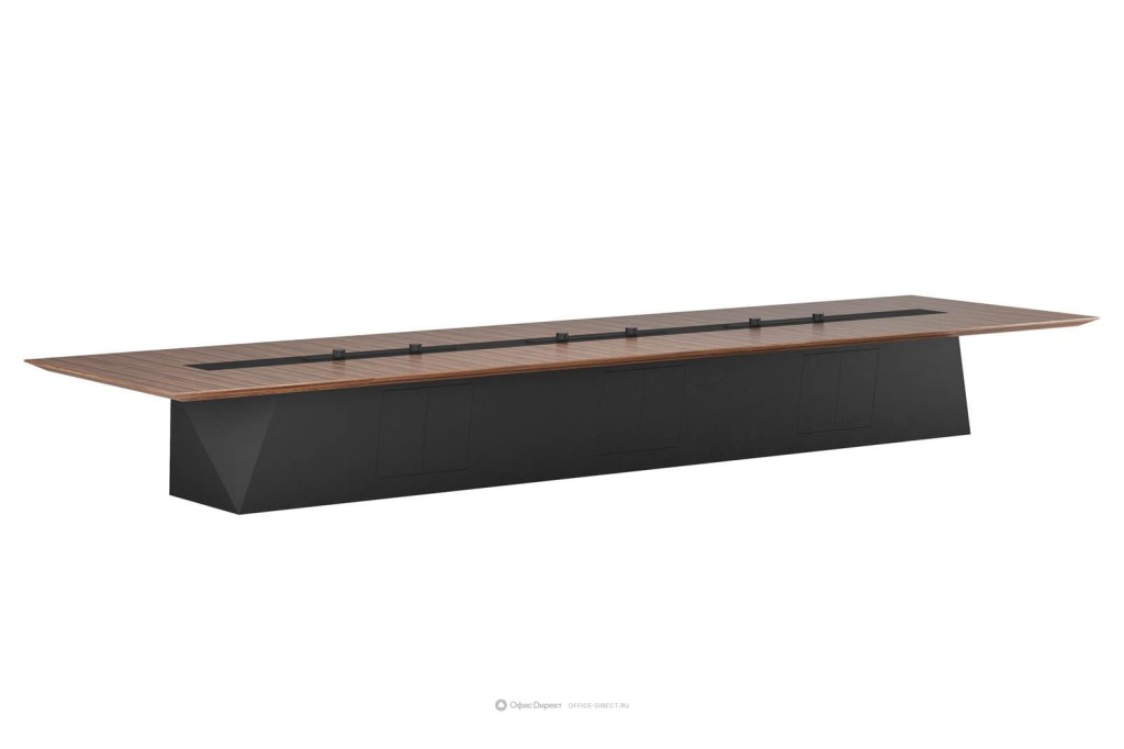 Стол переговоров Directoria & Moder Алмаз 6600*1800*750 Directoria & Moder Алмаз Шпон Золотистого ореха