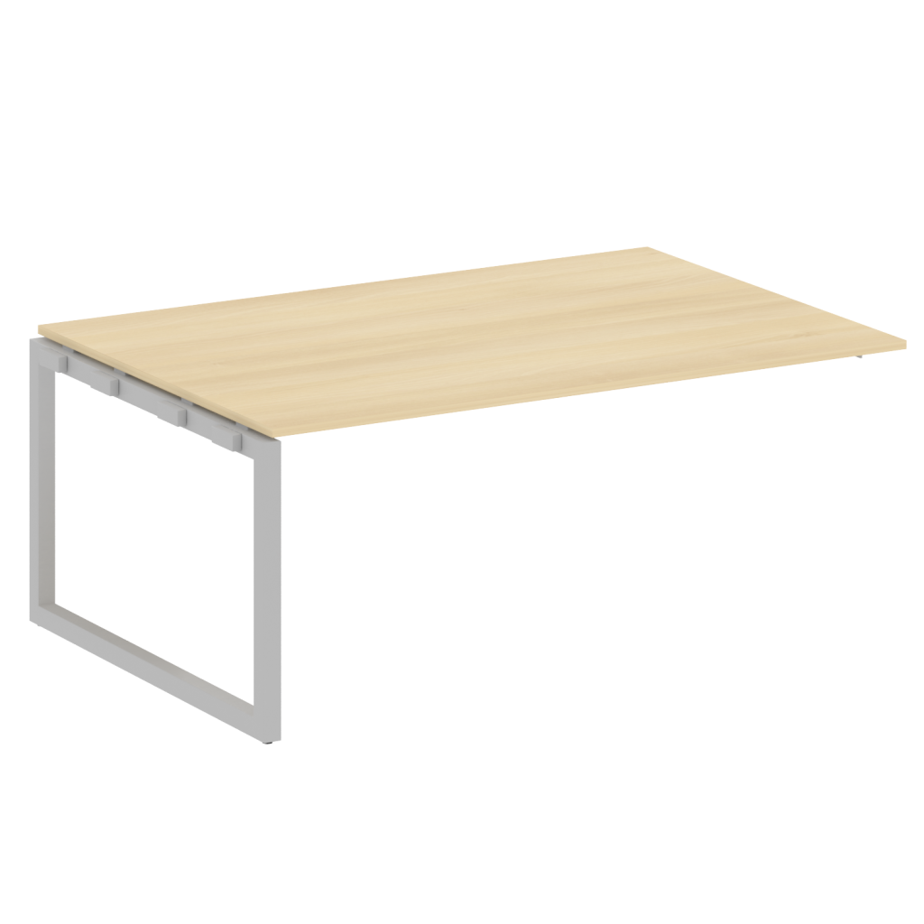 Проходной наборный элемент переговорного стола Метал Систем Куатро 1800*1235*750 Метал Систем Куатро Акация Лорка