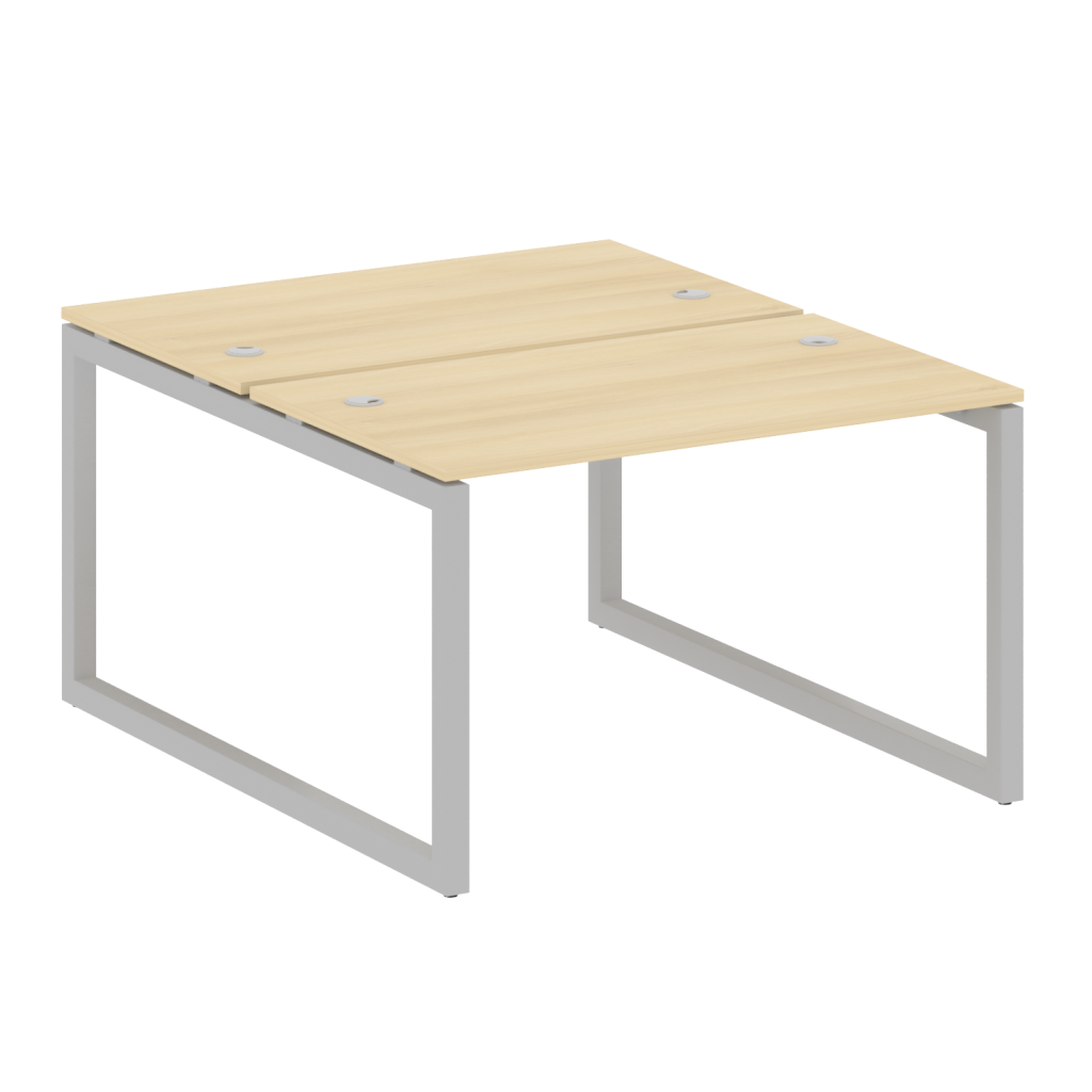 Рабочая станция на 2 рабочих места Метал Систем Куатро 1200*1475*750 Метал Систем Куатро Акация Лорка