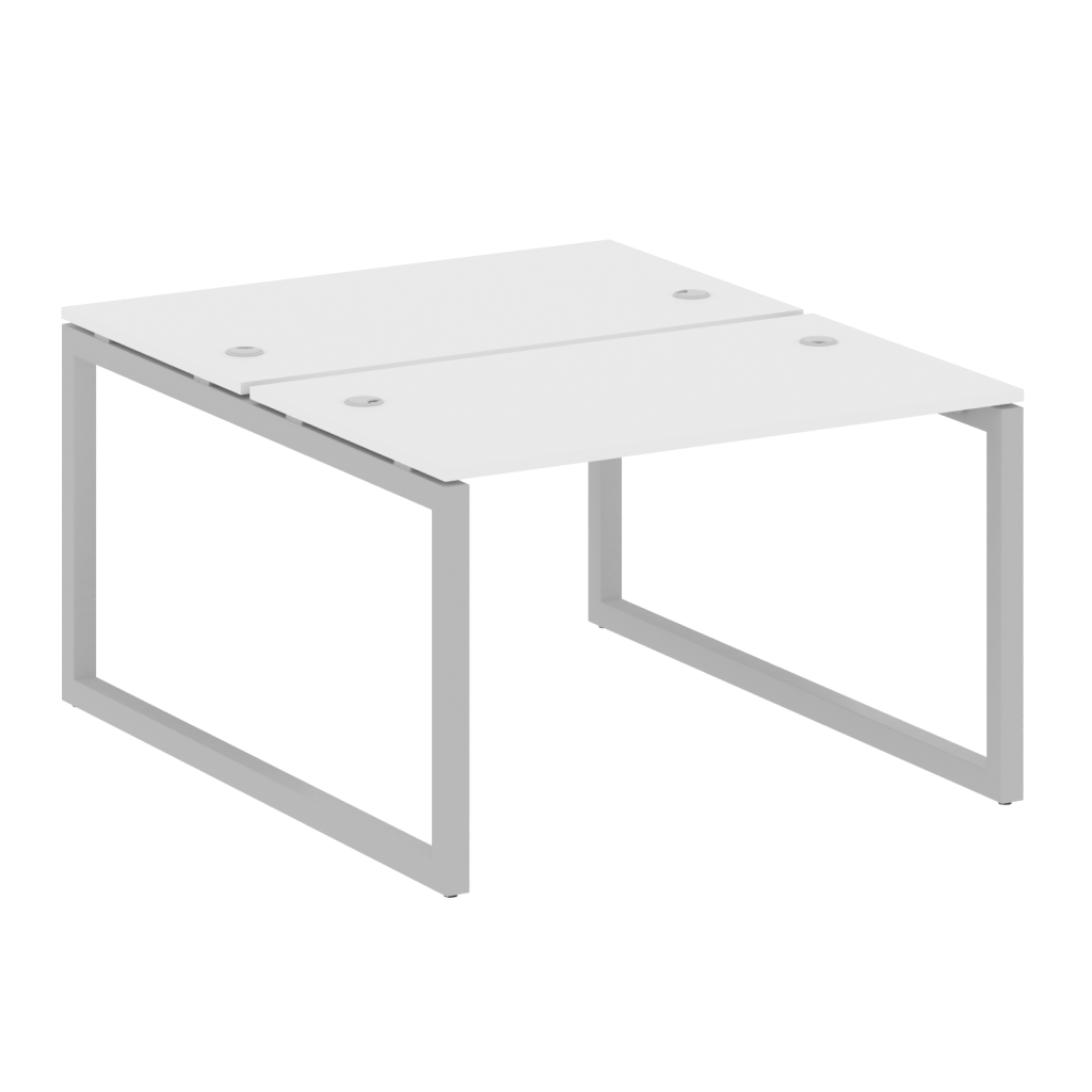 Рабочая станция на 2 рабочих места Метал Систем Куатро 1200*1475*750 Метал Систем Куатро Белый
