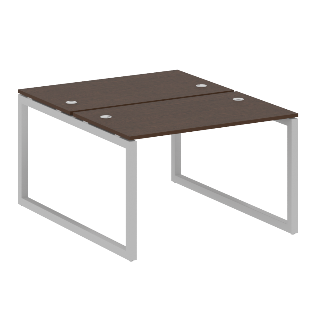 Рабочая станция на 2 рабочих места Метал Систем Куатро 1200*1475*750 Метал Систем Куатро Венге Цаво