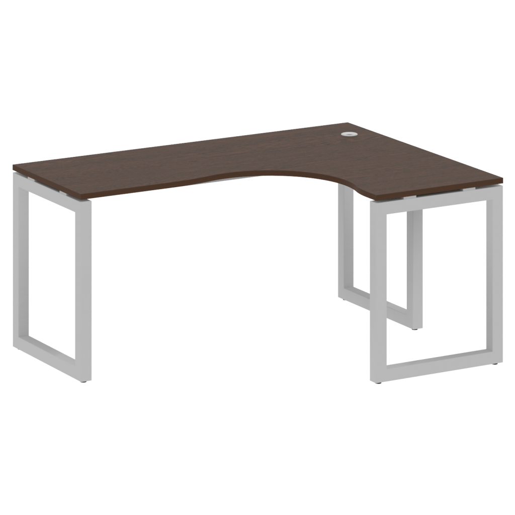 Стол криволинейный правый Метал Систем Куатро 1600*1200*750 Метал Систем Куатро Венге Цаво
