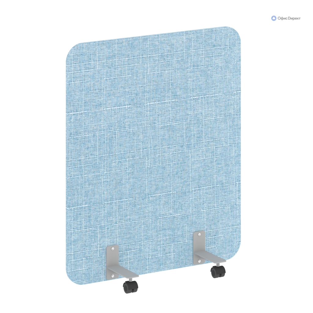 Перегородка на металлических опорах, на роликах