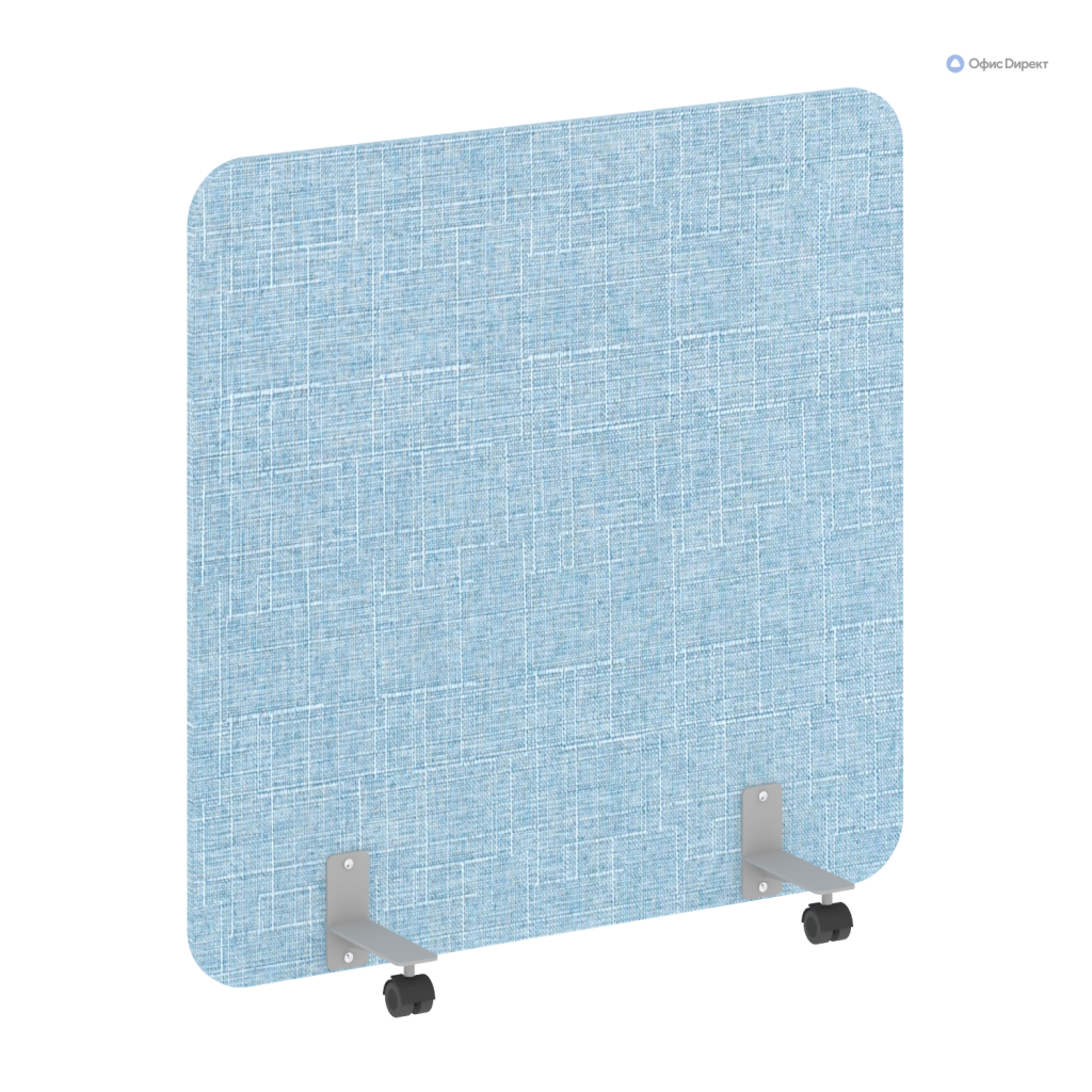 Перегородка на металлических опорах, на роликах