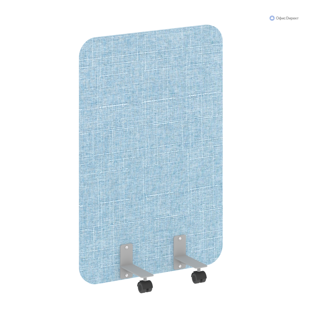 Перегородка на металлических опорах, на роликах