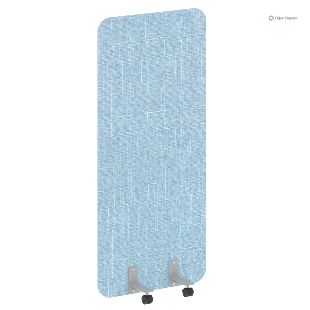 Перегородка на металлических опорах, на роликах