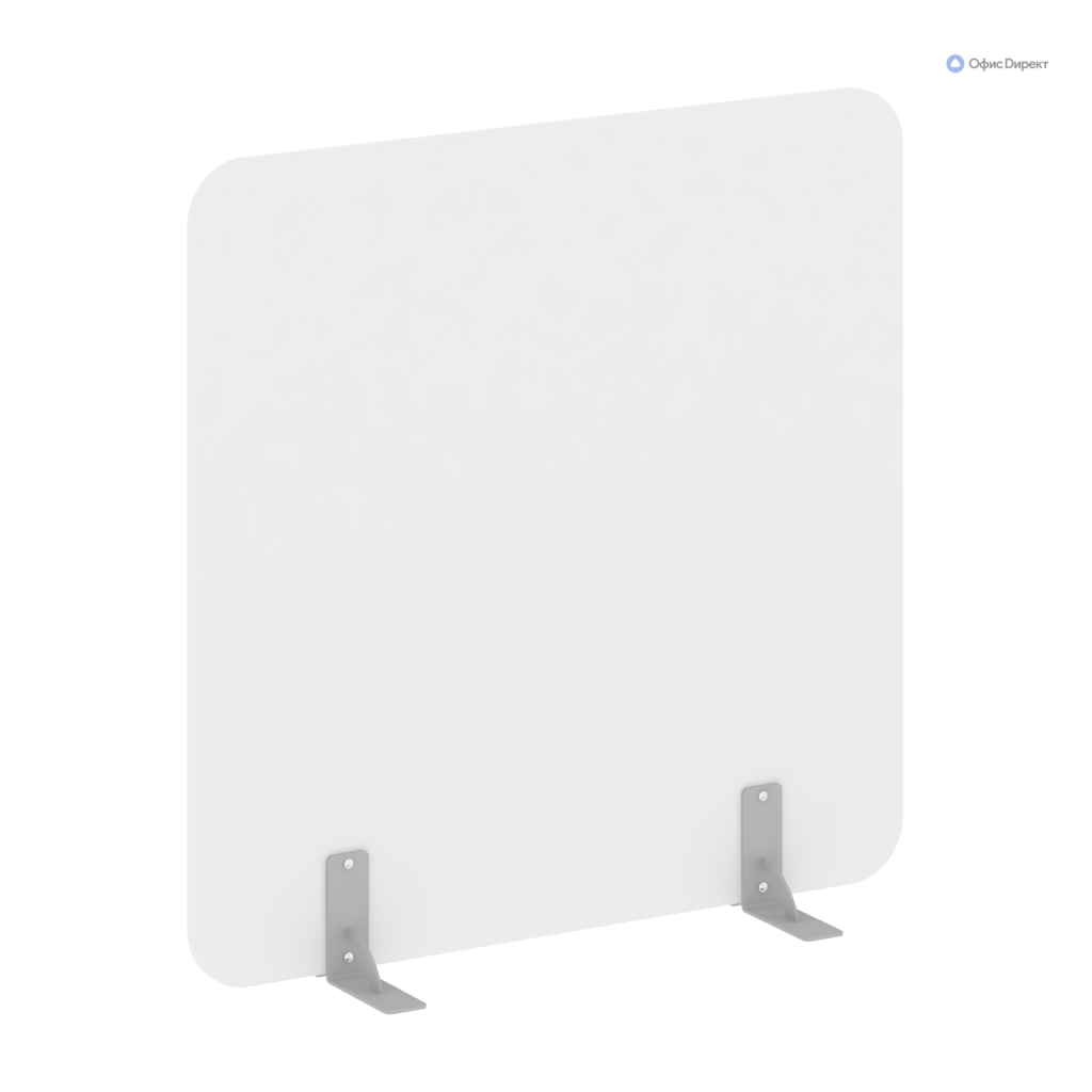 Перегородки на металлических опорах на фетровых подпятниках Перегородки Р-лайн 1200**1200 Перегородки Р-лайн Белый Бриллиант