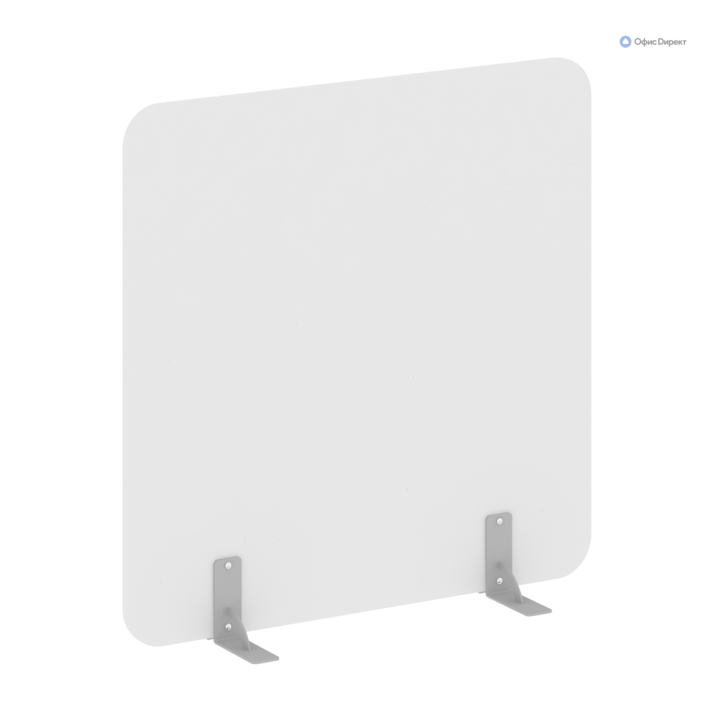Перегородки на металлических опорах на фетровых подпятниках Перегородки Р-лайн 1200**1200 Перегородки Р-лайн Белый