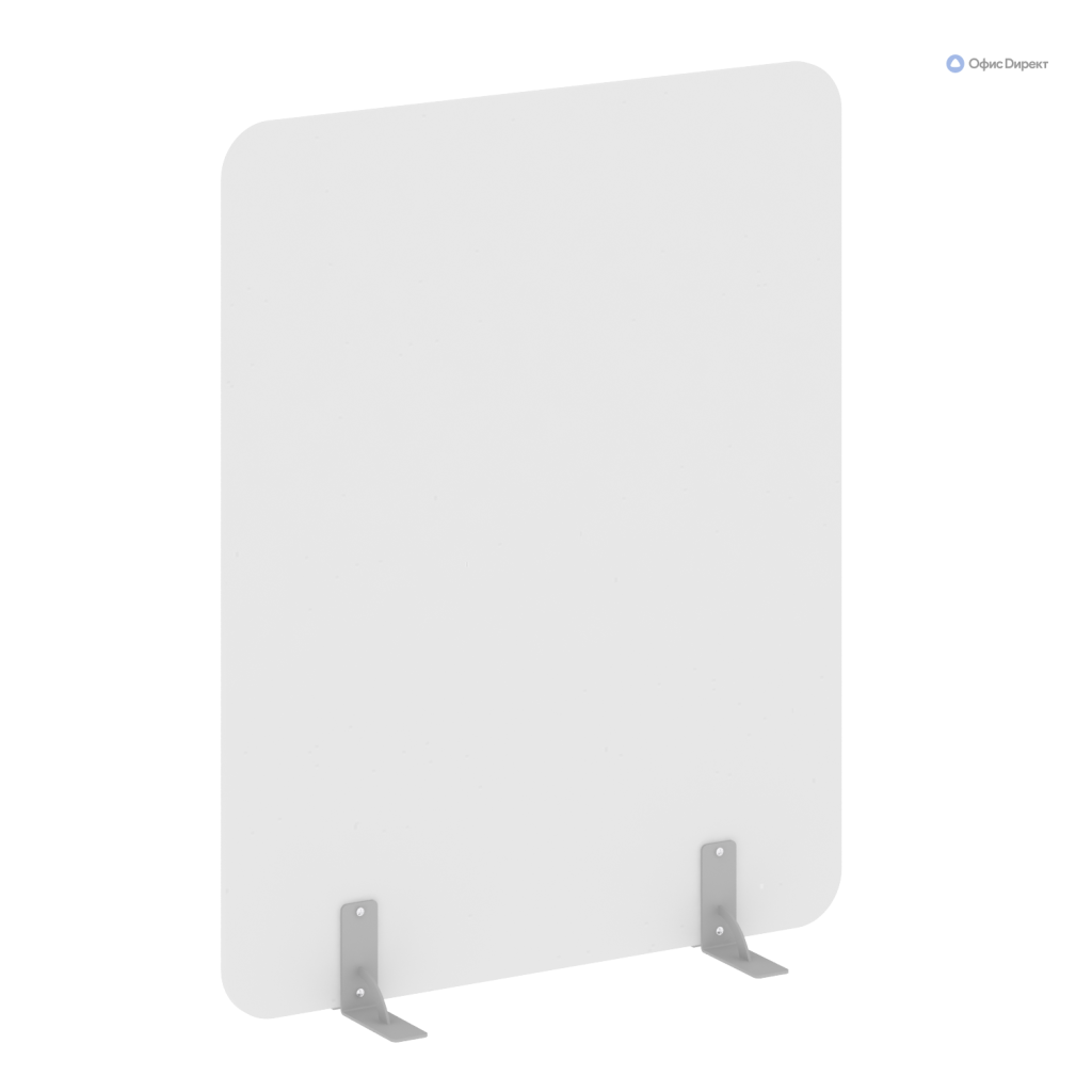 Перегородки на металлических опорах на фетровых подпятниках Перегородки Р-лайн 1200**1500 Перегородки Р-лайн Белый