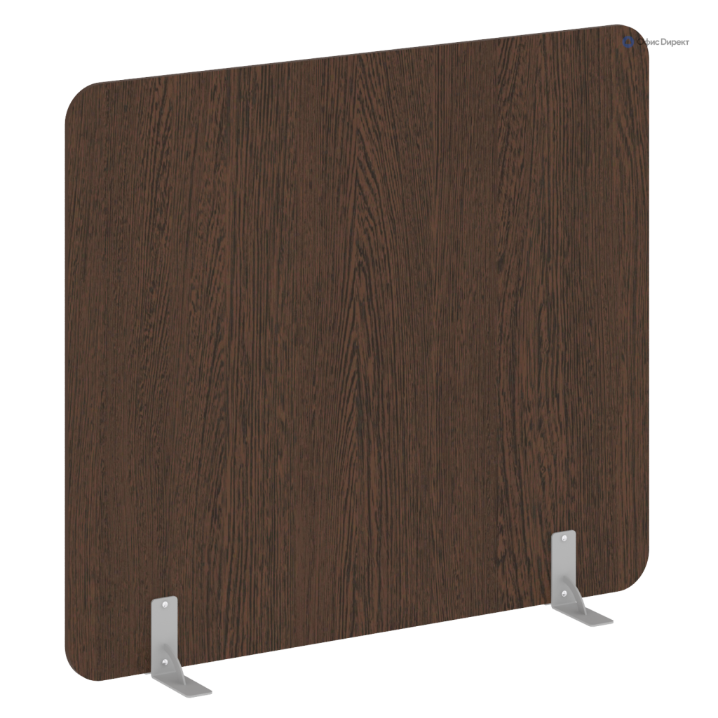 Перегородки на металлических опорах на фетровых подпятниках Перегородки Р-лайн 1600**1400 Перегородки Р-лайн Венге Цаво