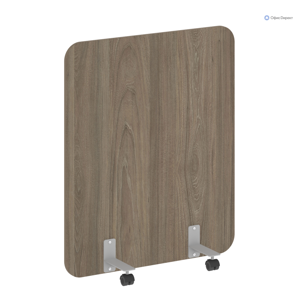 Перегородка на металлических опорах, на роликах