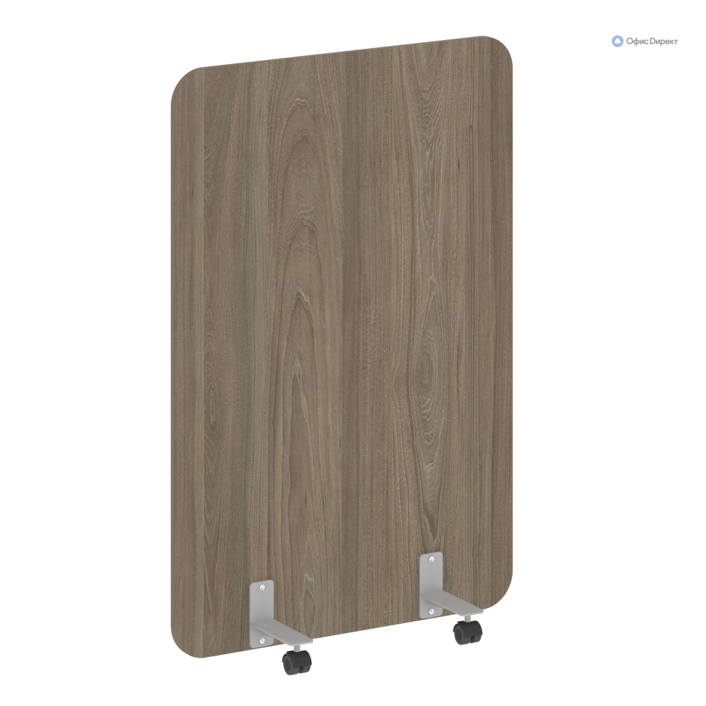 Перегородка на металлических опорах, на роликах