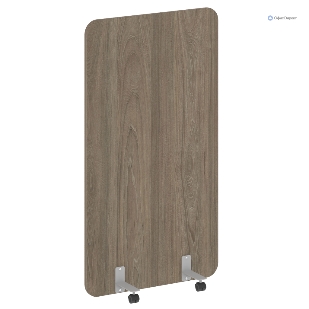 Перегородка на металлических опорах, на роликах