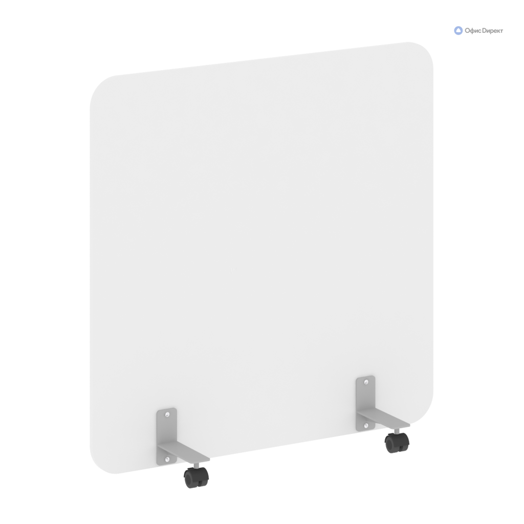 Перегородка на металлических опорах, на роликах Перегородки Р-лайн 1200**1200 Перегородки Р-лайн Белый Бриллиант