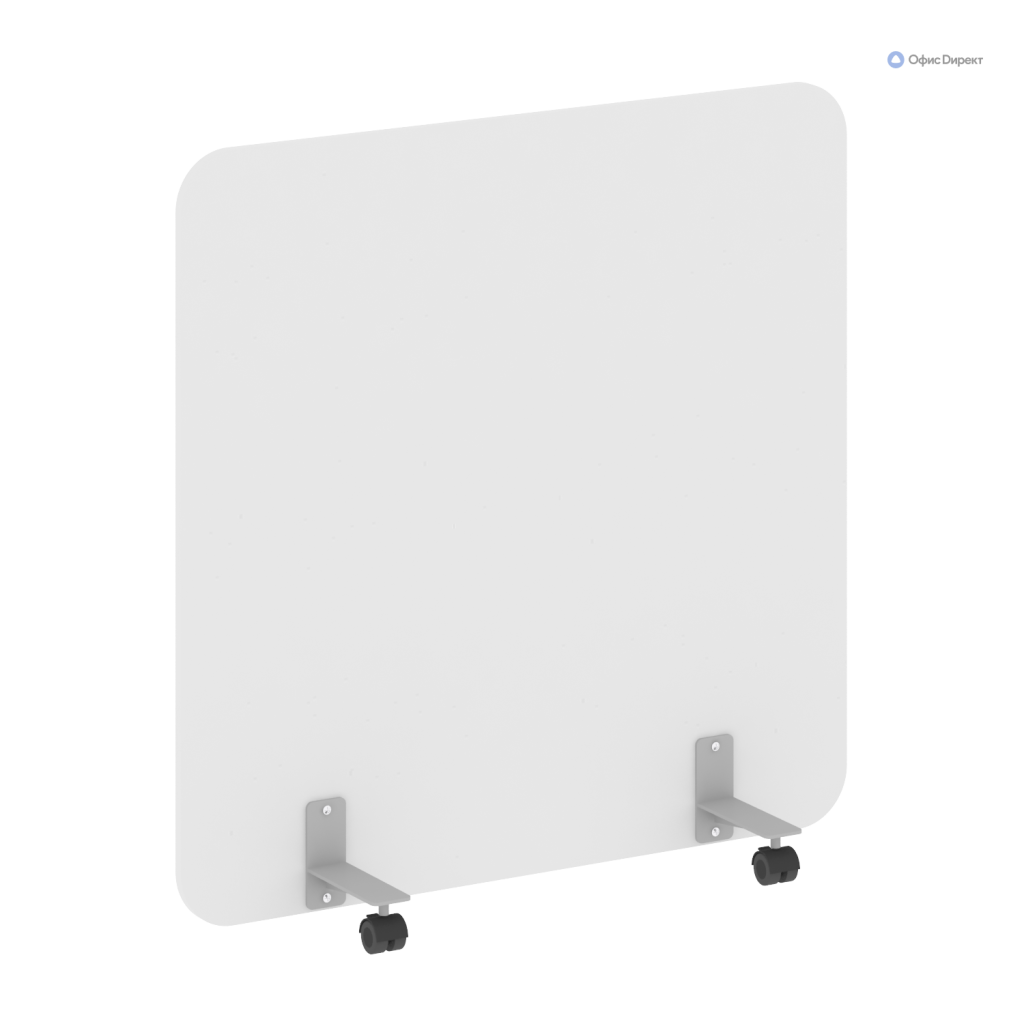 Перегородка на металлических опорах, на роликах Перегородки Р-лайн 1200**1200 Перегородки Р-лайн Белый