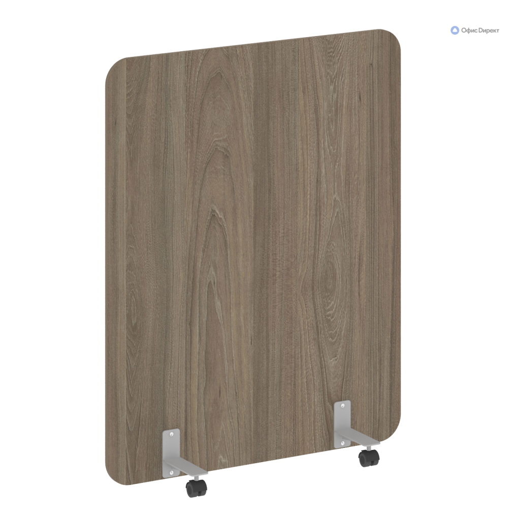 Перегородка на металлических опорах, на роликах