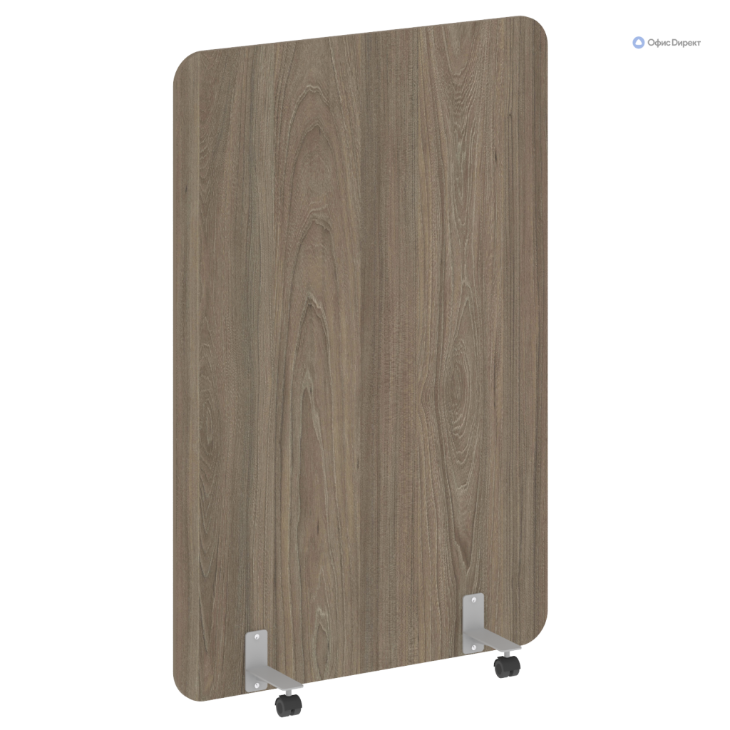 Перегородка на металлических опорах, на роликах