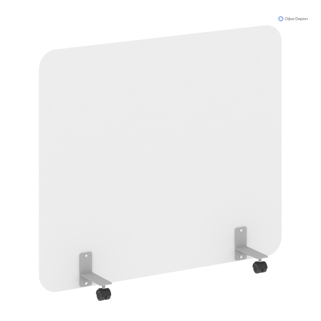 Перегородка на металлических опорах, на роликах Перегородки Р-лайн 1400**1200 Перегородки Р-лайн Белый Бриллиант