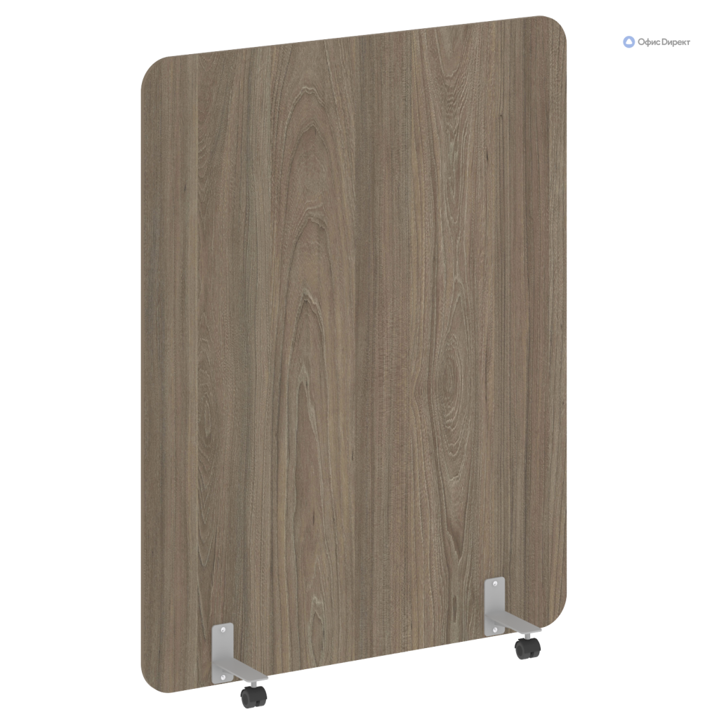 Перегородка на металлических опорах, на роликах