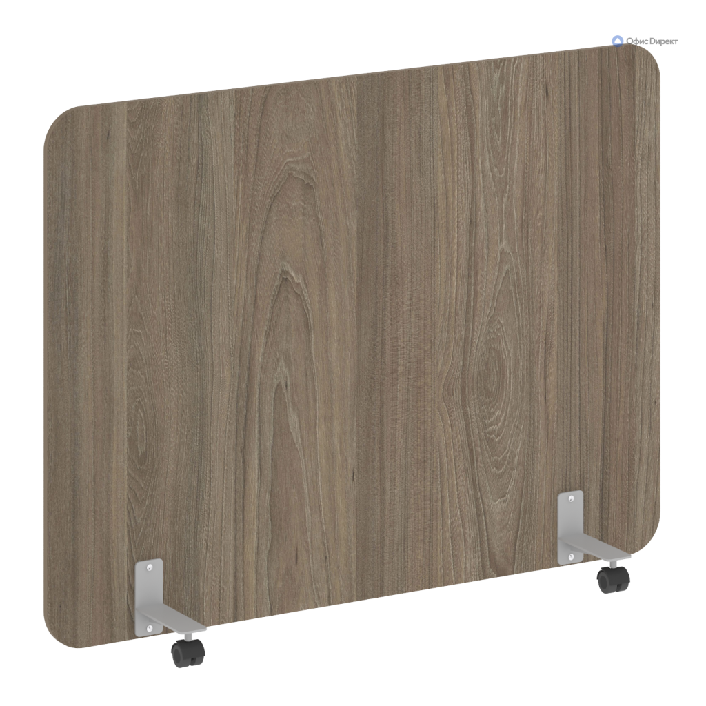 Перегородка на металлических опорах, на роликах