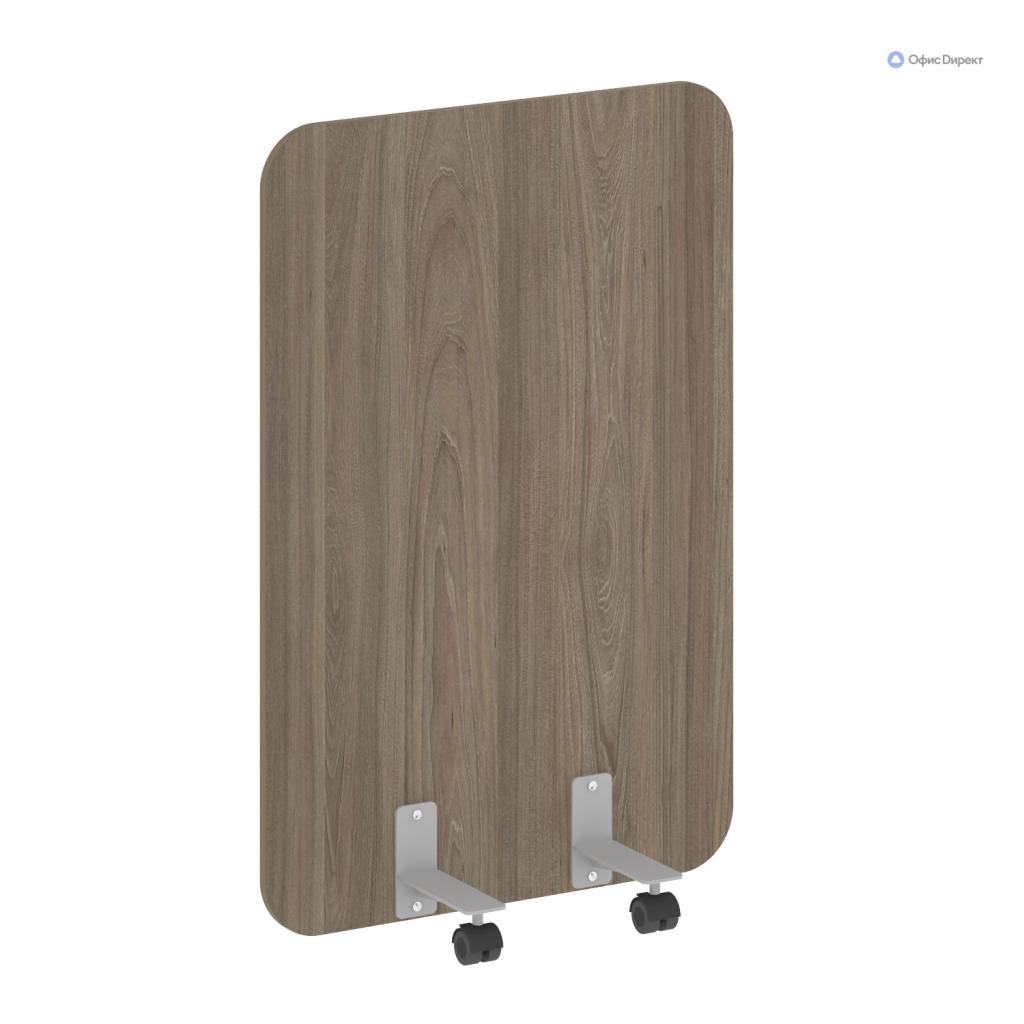 Перегородка на металлических опорах, на роликах